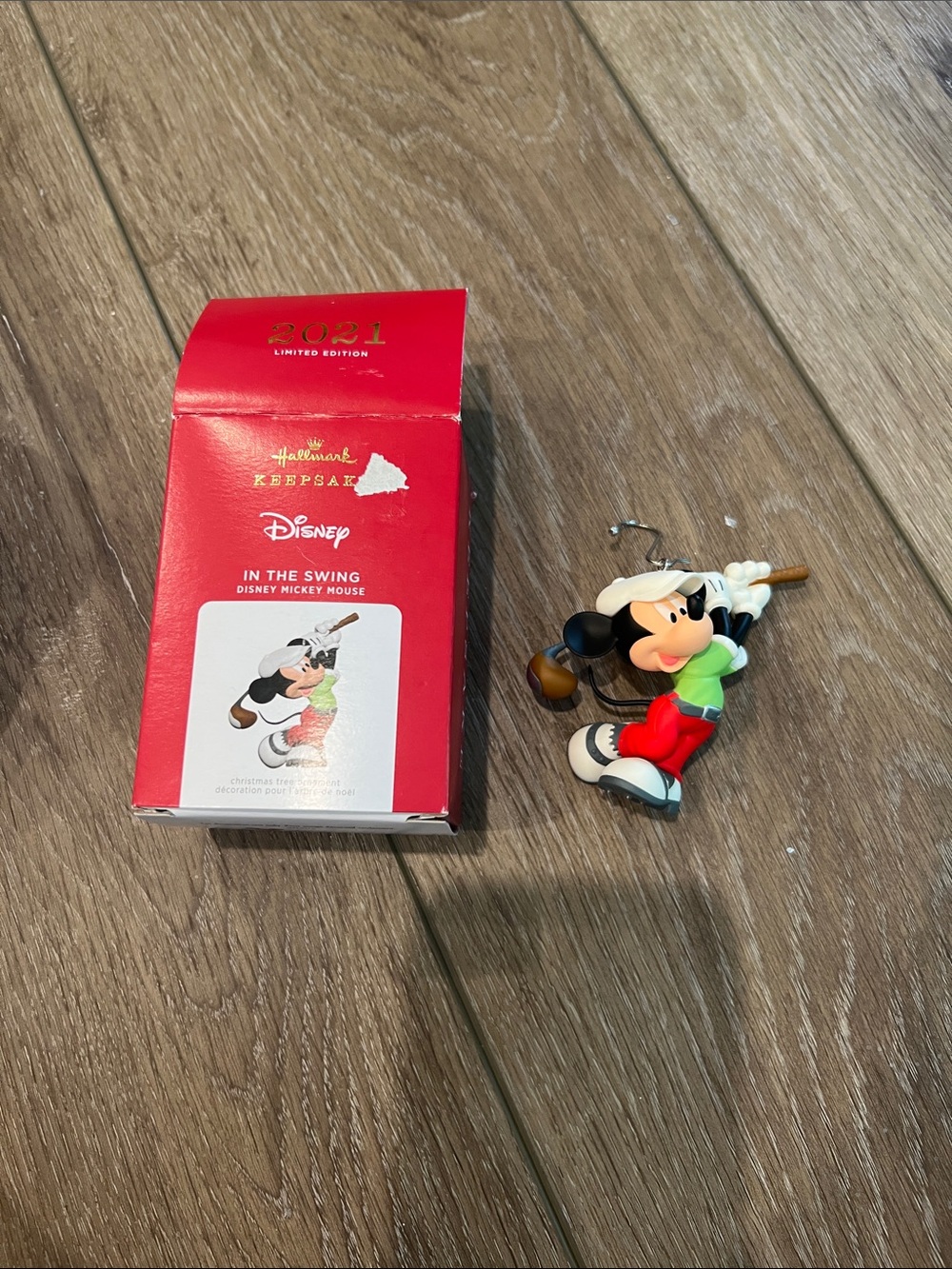 Hallmark Mickey Mouse Ornament - Red, Green, Black